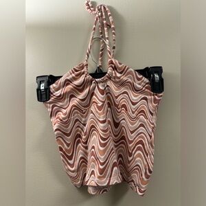 Hollister 70s Print Halter Top XS